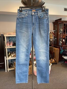 MOTHER Mid Rise Dazzler Jeans Size 28 Birds of Paradise Wash